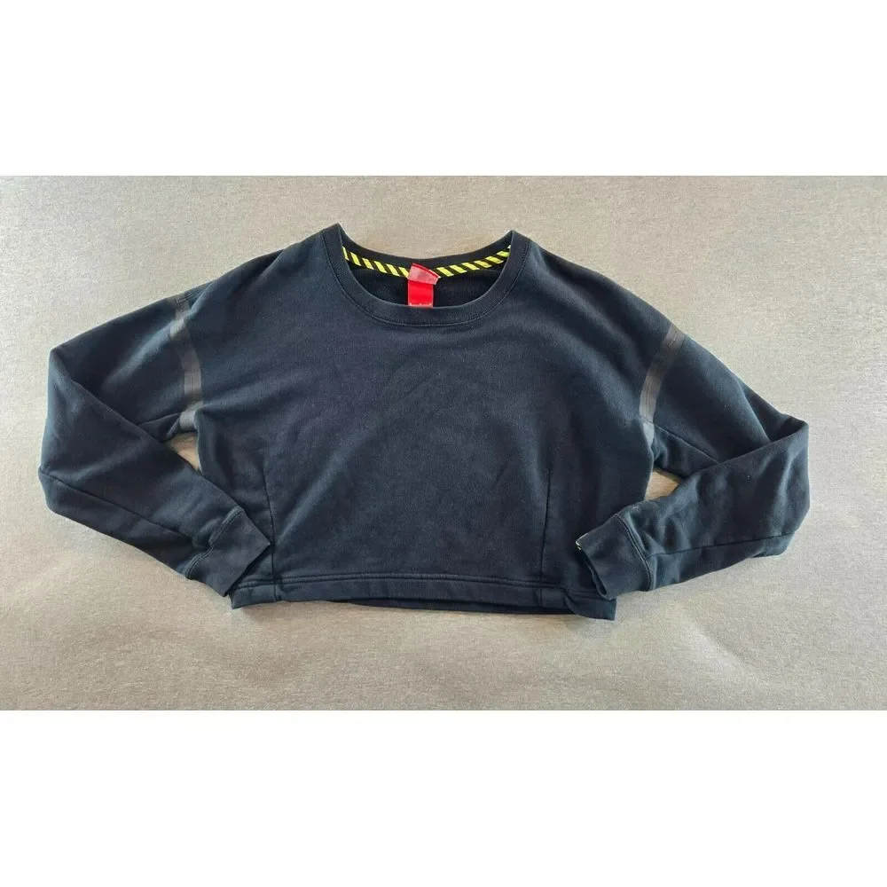 Nike Tech Fleece Women's RU Track & Field Reflective Crop‎ Crewneck Sweatshirt M